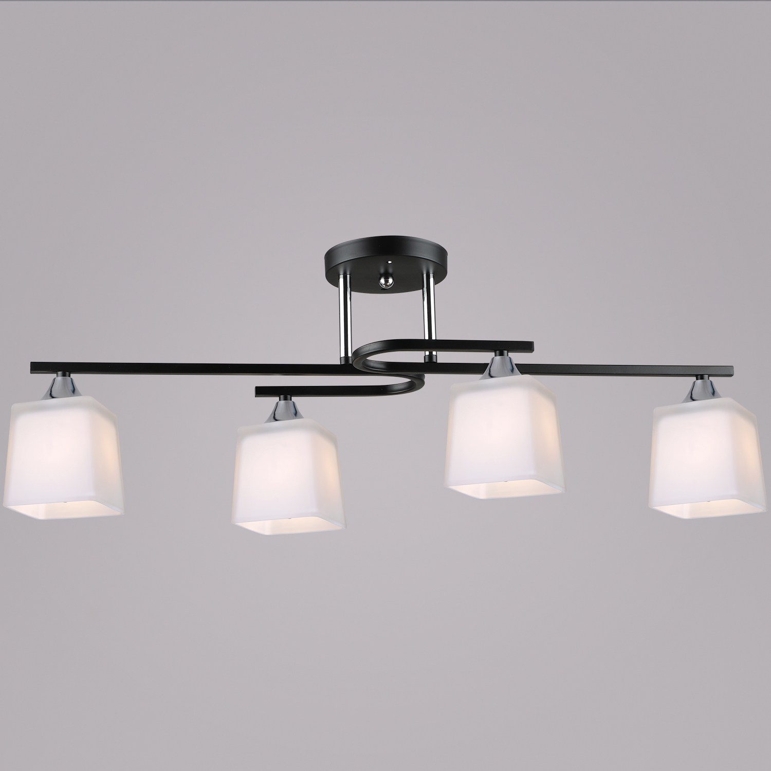 06194-0.3-04 BK+CH светильник потолочный