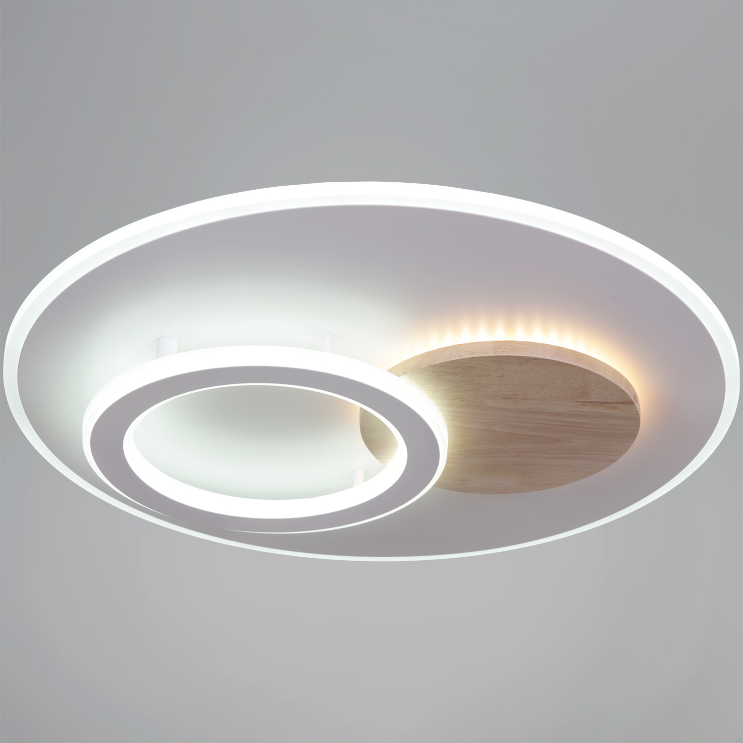 08397-0.5-470 WH+WOOD светильник потолочный