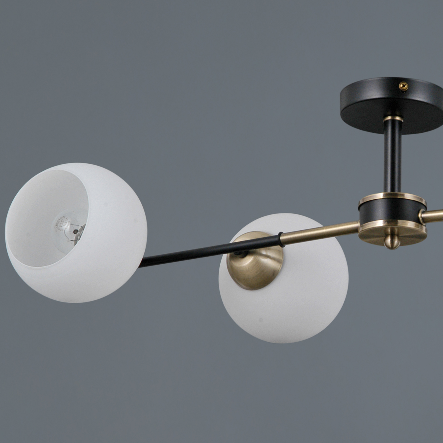 IL0469-4CSQ-24 BK AB LIBRA светильник потолочный