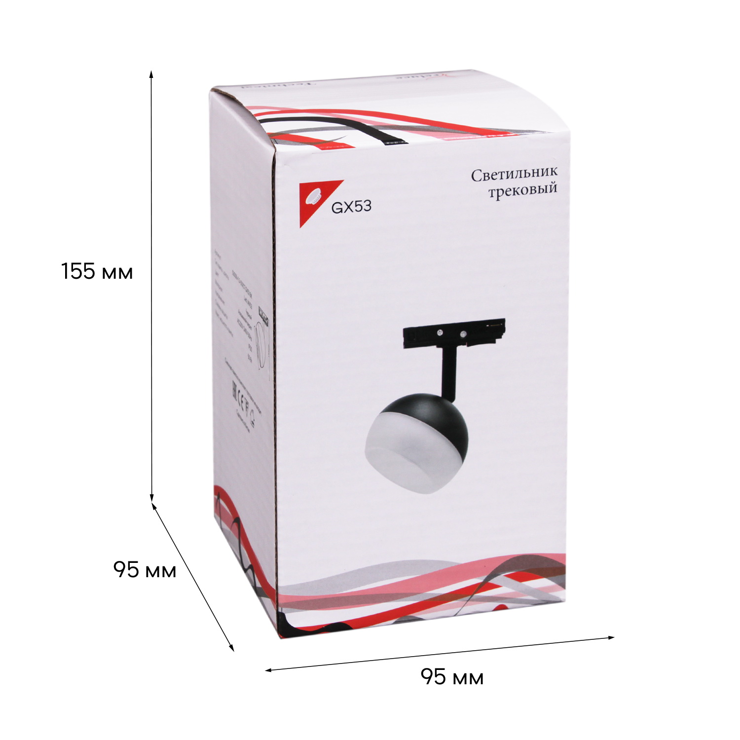 53008-9.3-001CT GX53 BK светильник трековый