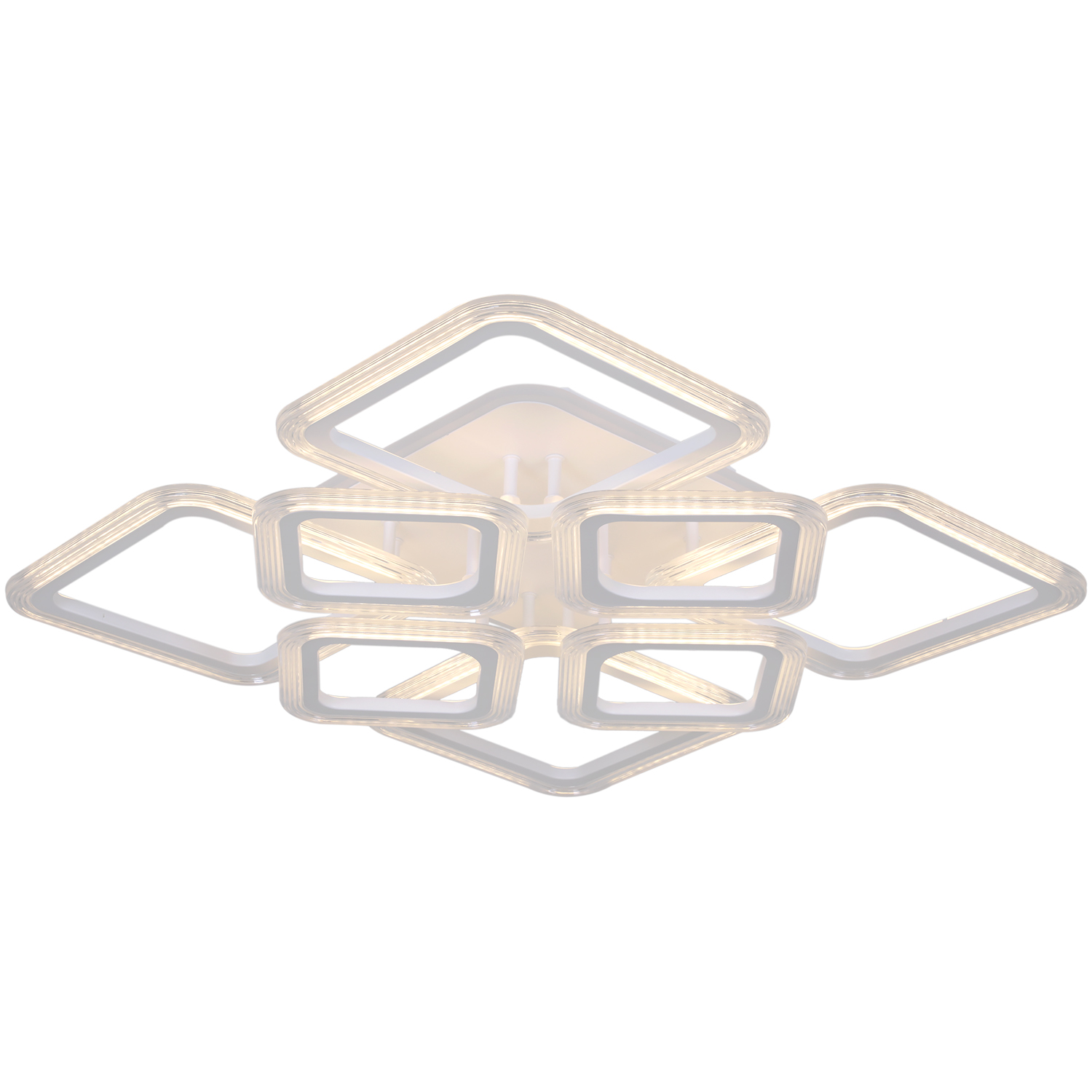 09826-3.3-4+4A WH (RGB) светильник потолочный