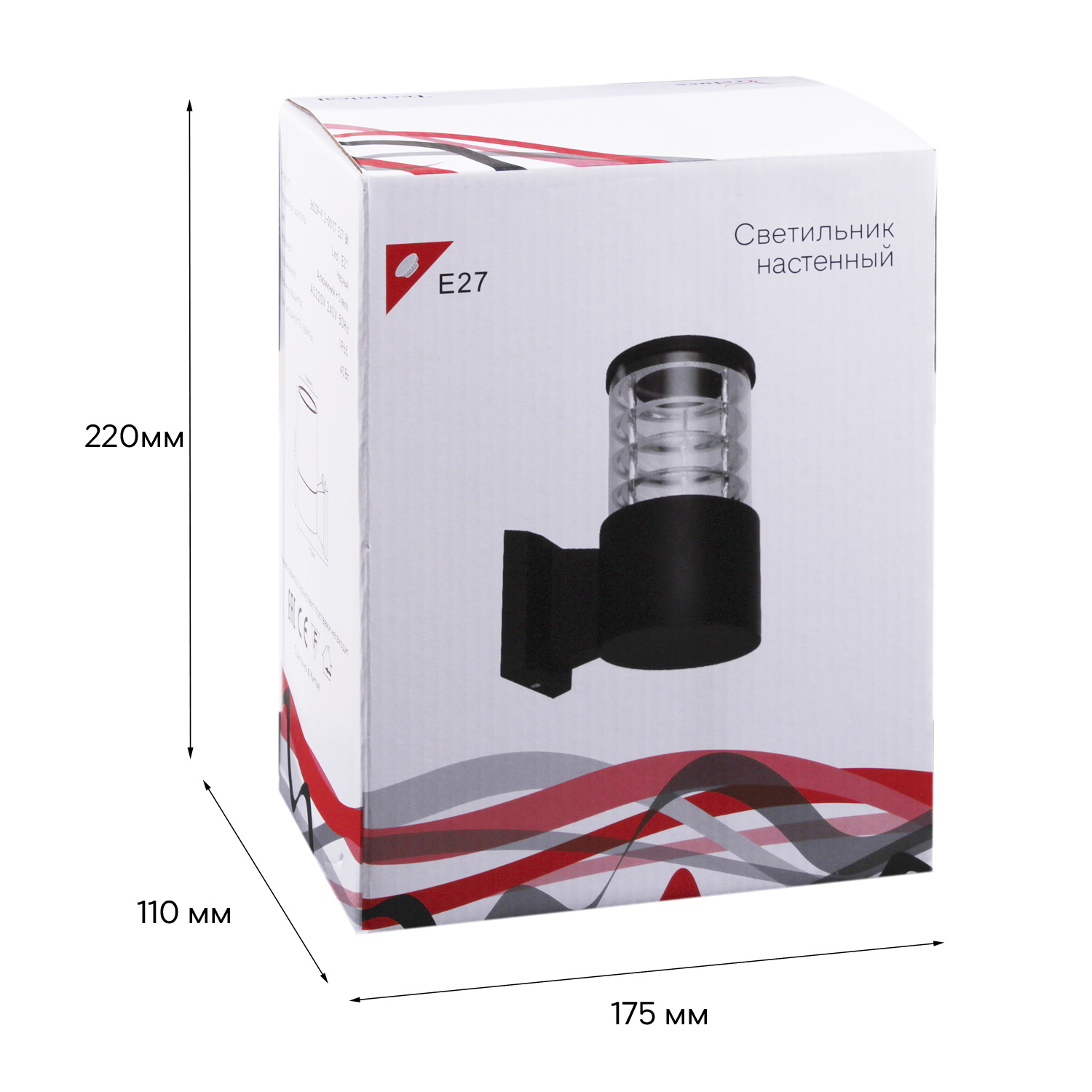 86229-9.2-001CT E27 BK светильник настенный