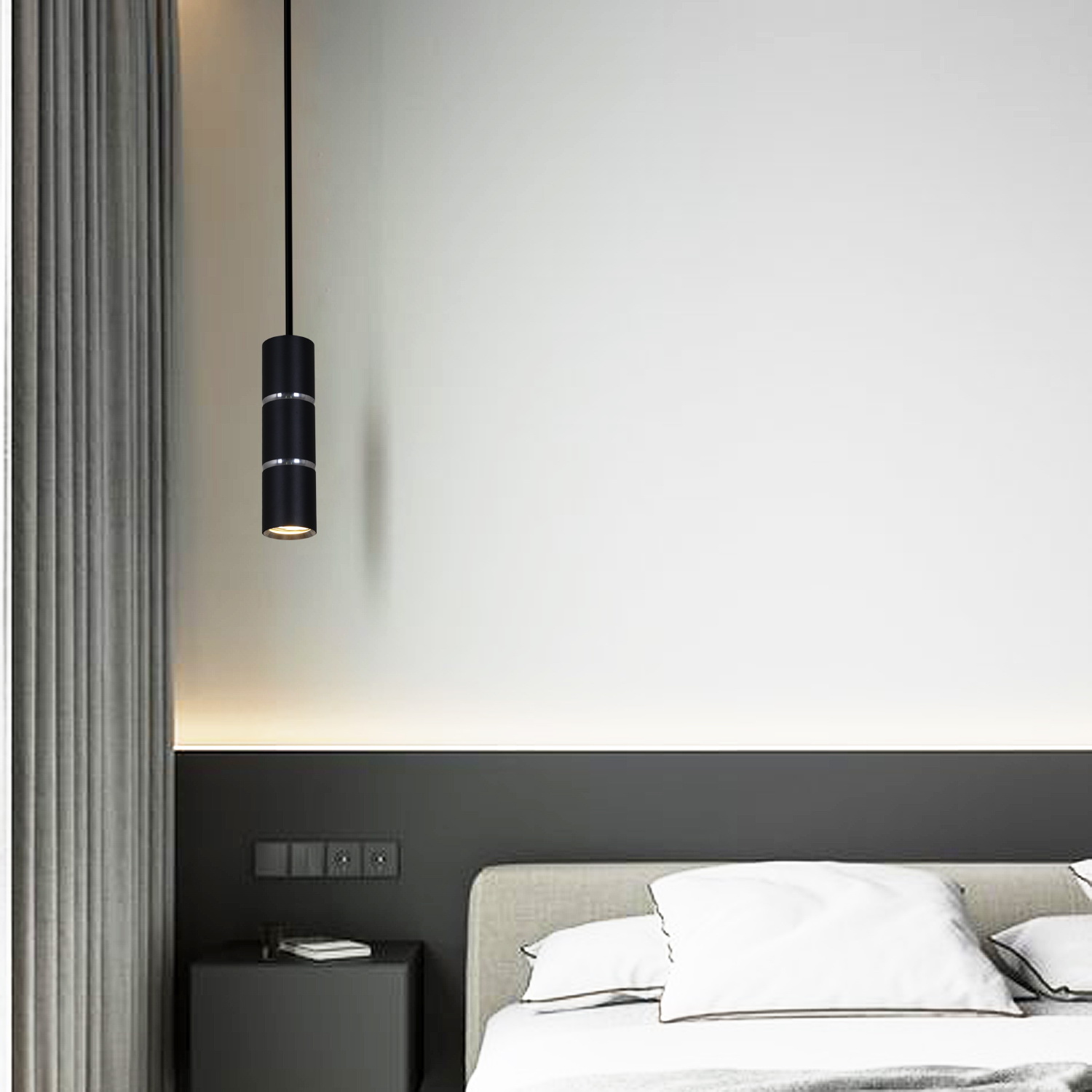 16005-0.9-001IL GU10 BK светильник точ.