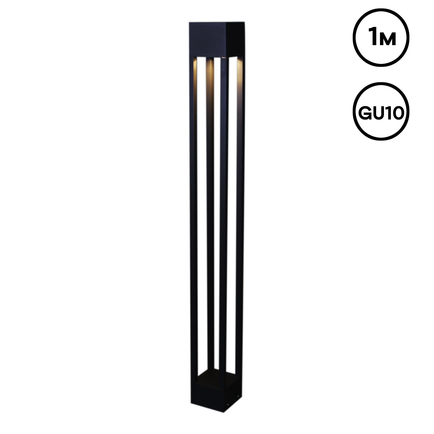 09970-0.7-001KT 1,0M GU10 BK фонарь