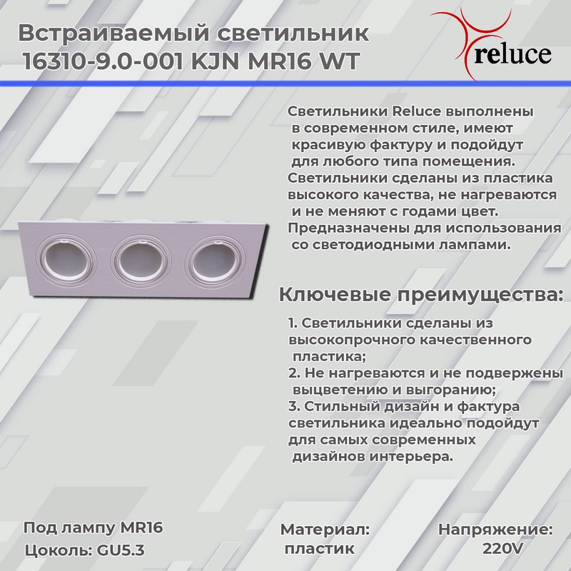 16310-9.0-003 WT светильник точ.