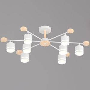 78730-0.3-08 GX53 WH+WOOD светильник потолочный