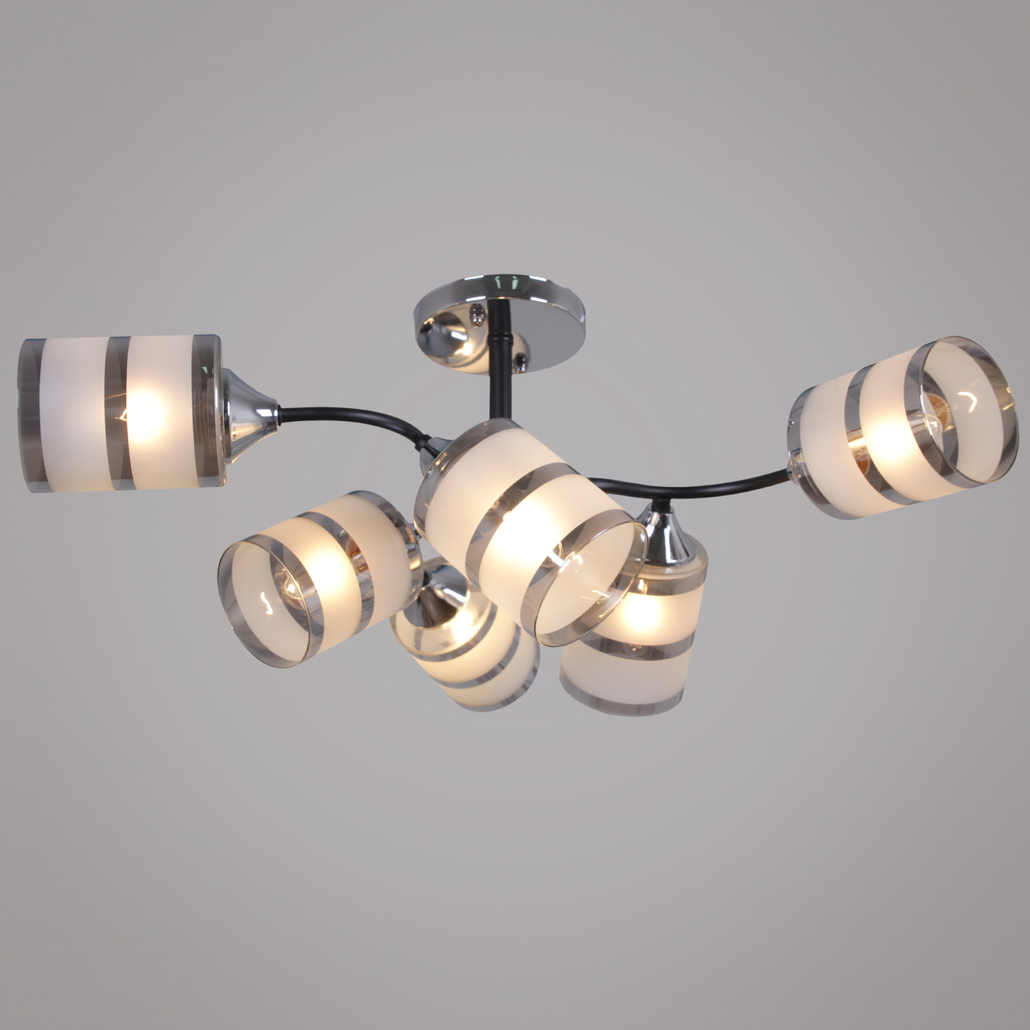 45360-0.3-06 BK+CR светильник потолочный