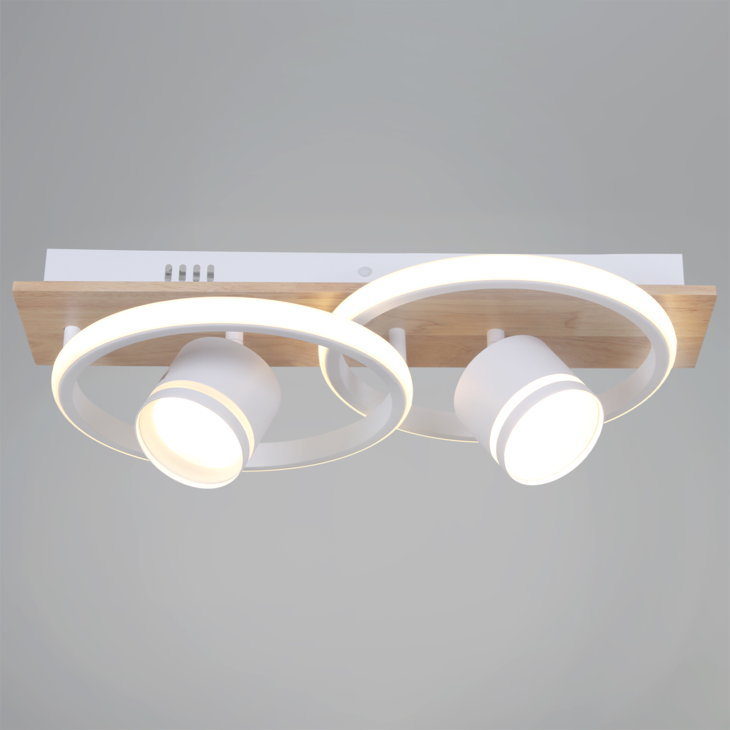 29560-0.3-2+2 WH+WOOD светильник потолочный