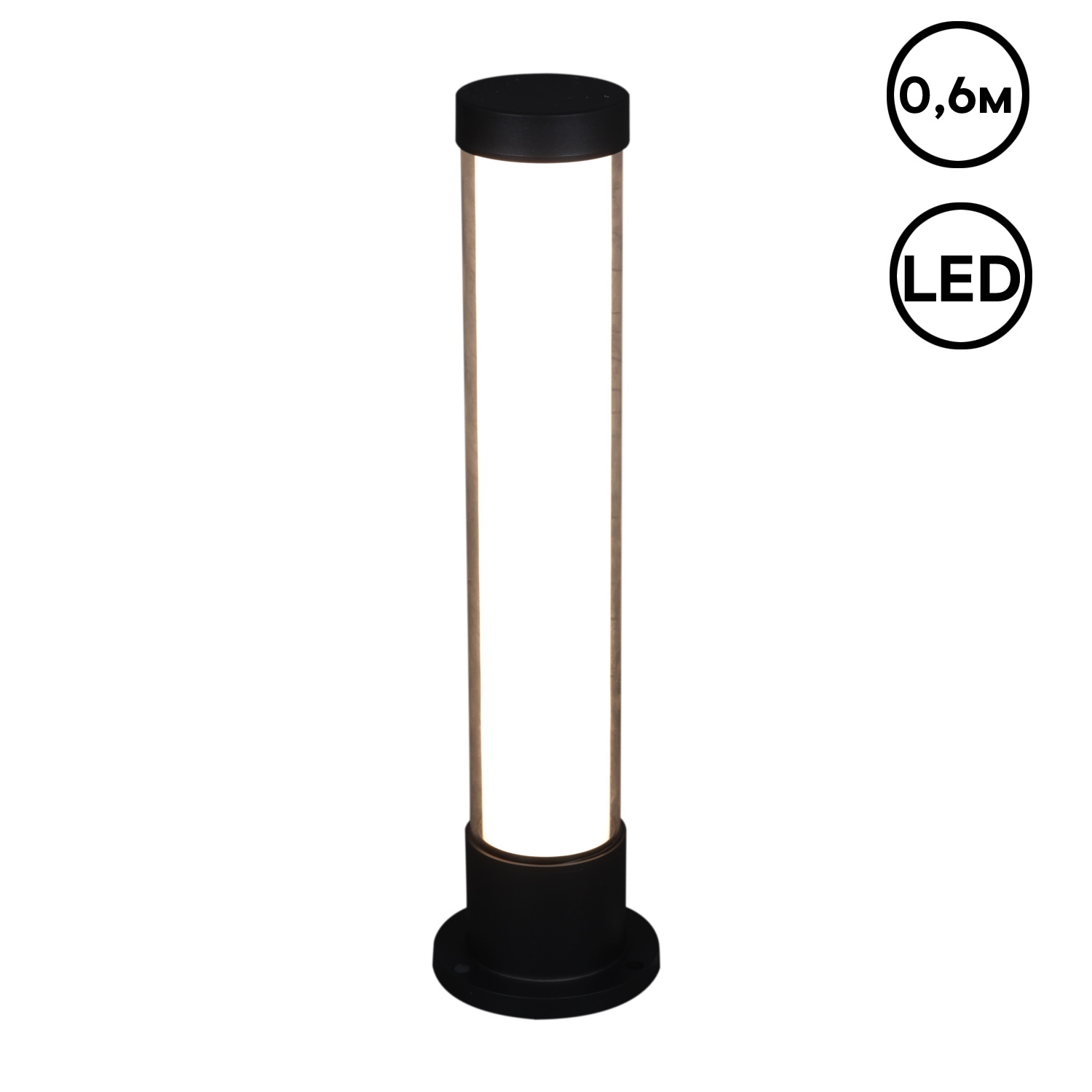 09985-0.7-001JH 0.6M LED18W  BK RLOS фонарь