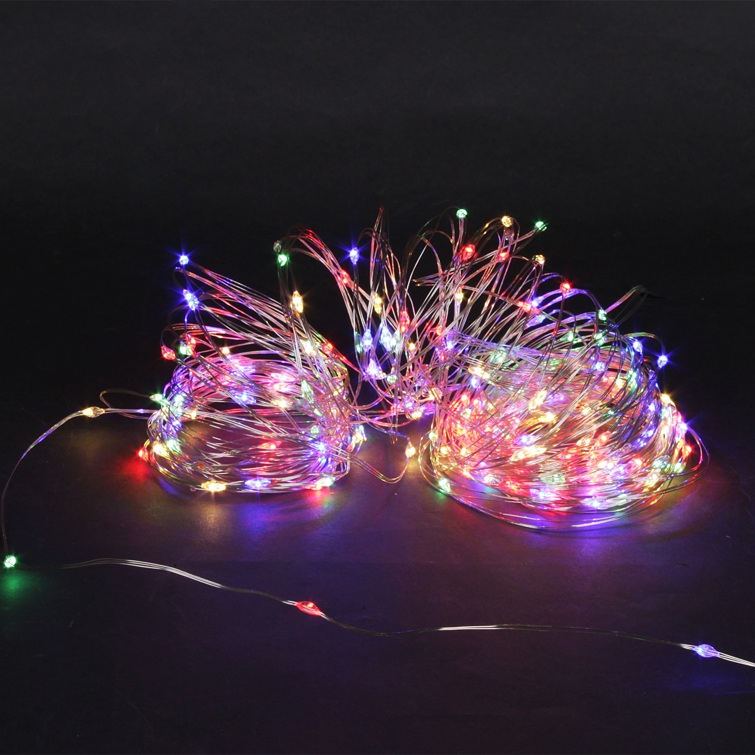 A-961 MIX гирлянда светодиодная "Роса", 20м, 200LED, серебистый провод
