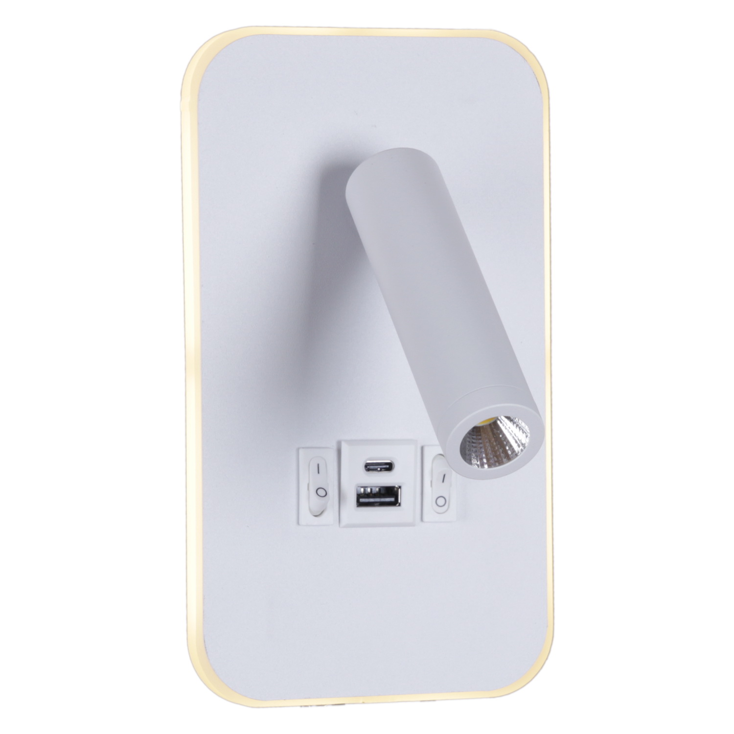 86204-9.2-001KT LED12W+USB WT "L" светильник настенный