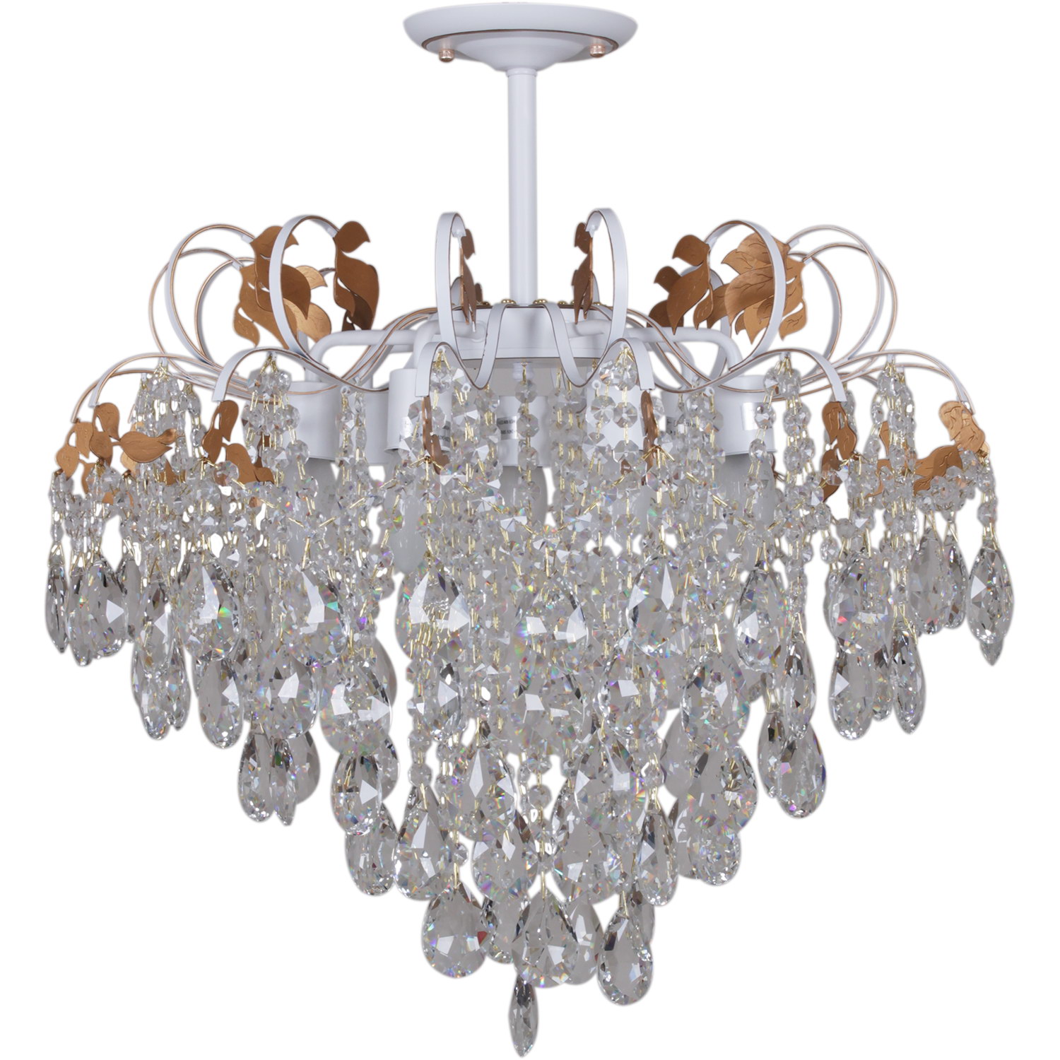 96028-0.3-07 WH+GOLD PN светильник потолочный