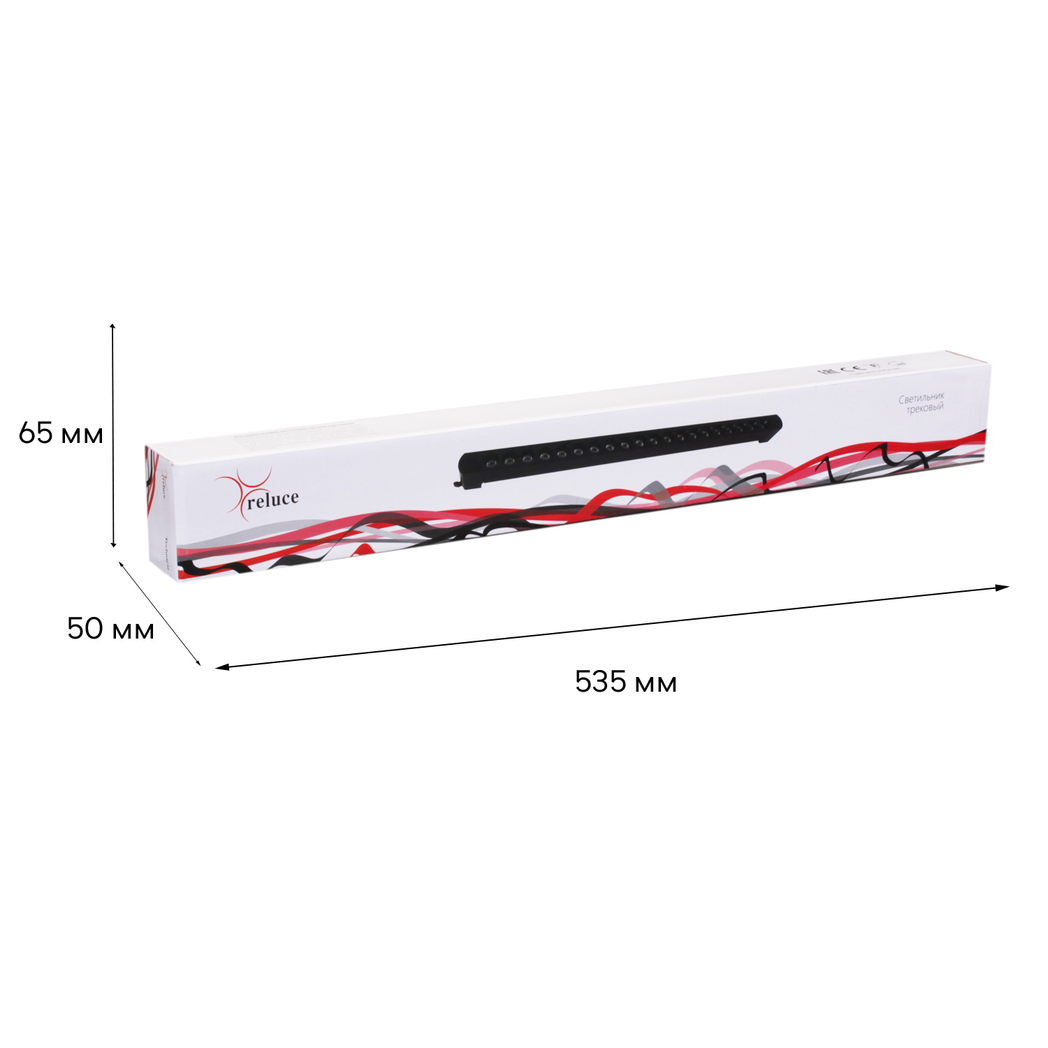 06185-9.3-001C "L" LED30W BK светильник трековый
