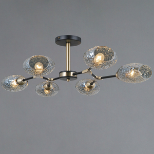 IL0272-6CSQ-25 BK AB TRENTO светильник потолочный