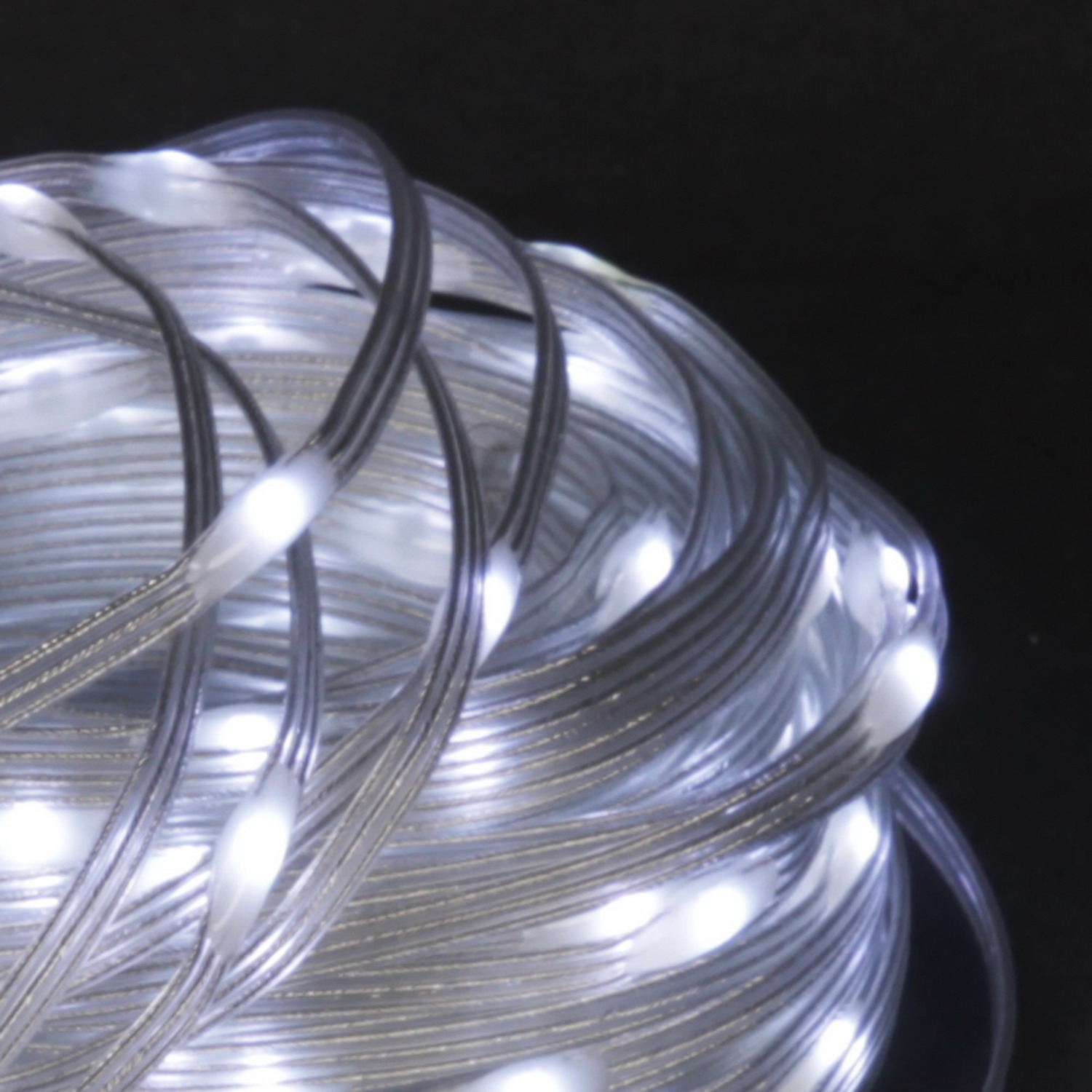 A-509 WT гирлянда светодиодная, 30м, 300LED "Капля", 220V, прозрачный шлейф, с контроллером