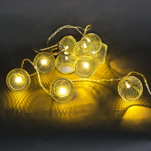 A-461 "L" гирлянда светодиодная, прозрачный провод 2м, 10 LED с насадками