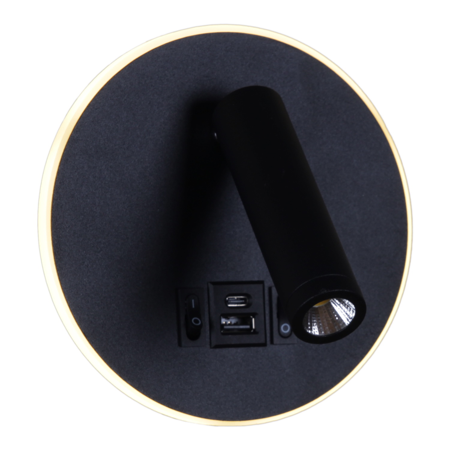 86203-9.2-001KT LED12W+USB BK светильник настенный