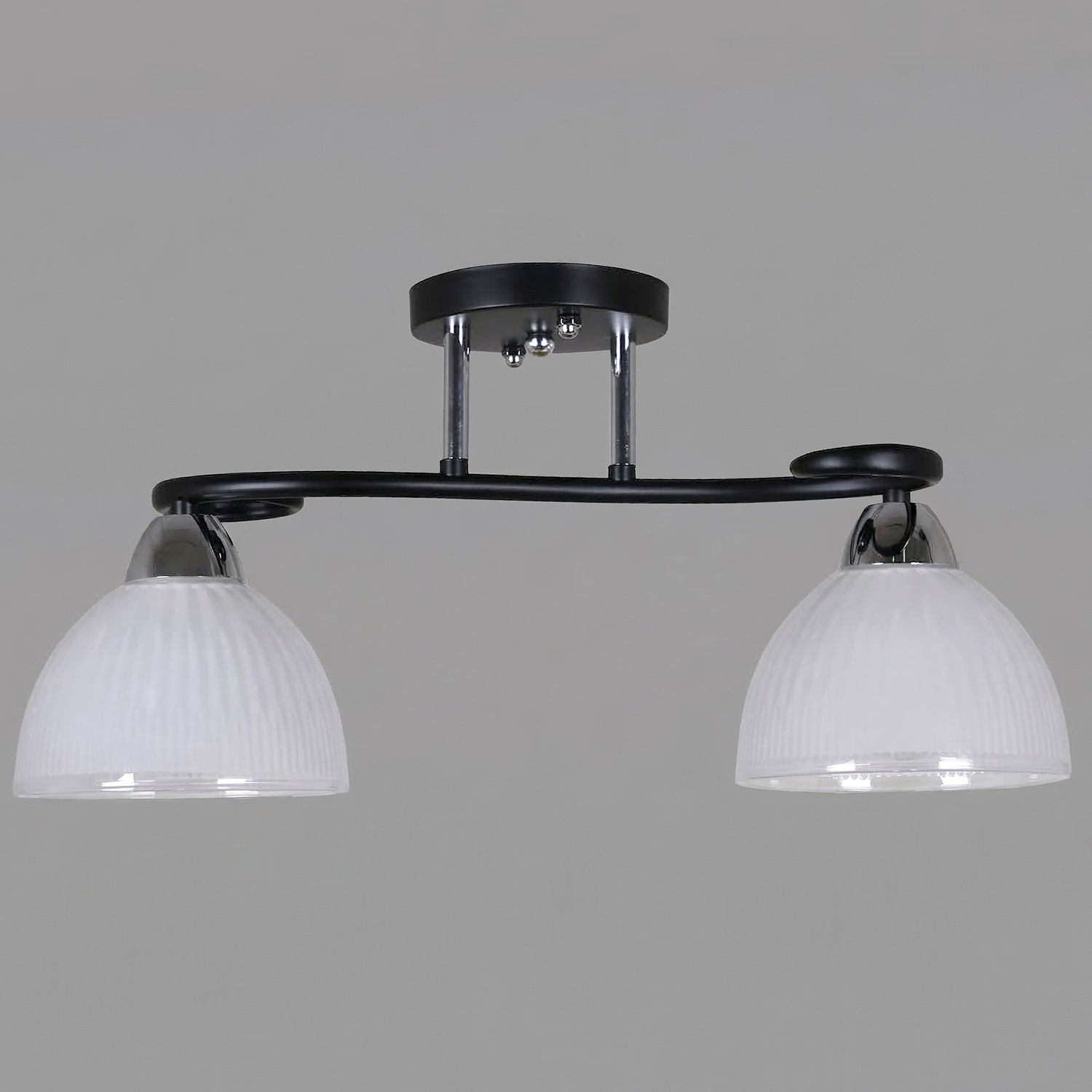 66360-0.3-02 BK+CR светильник потолочный