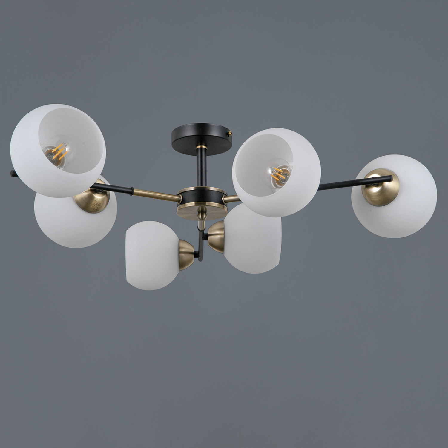 IL0469-6CSQ-24 BK AB LIBRA светильник потолочный