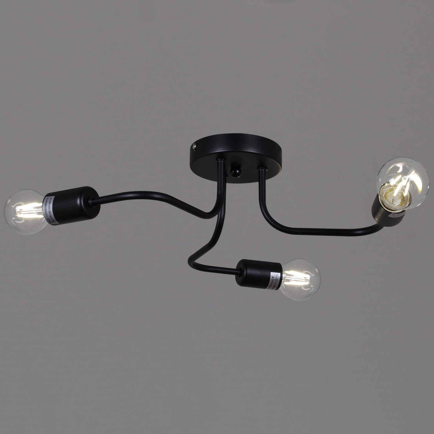 01728-0.3-03 BK светильник потолочный