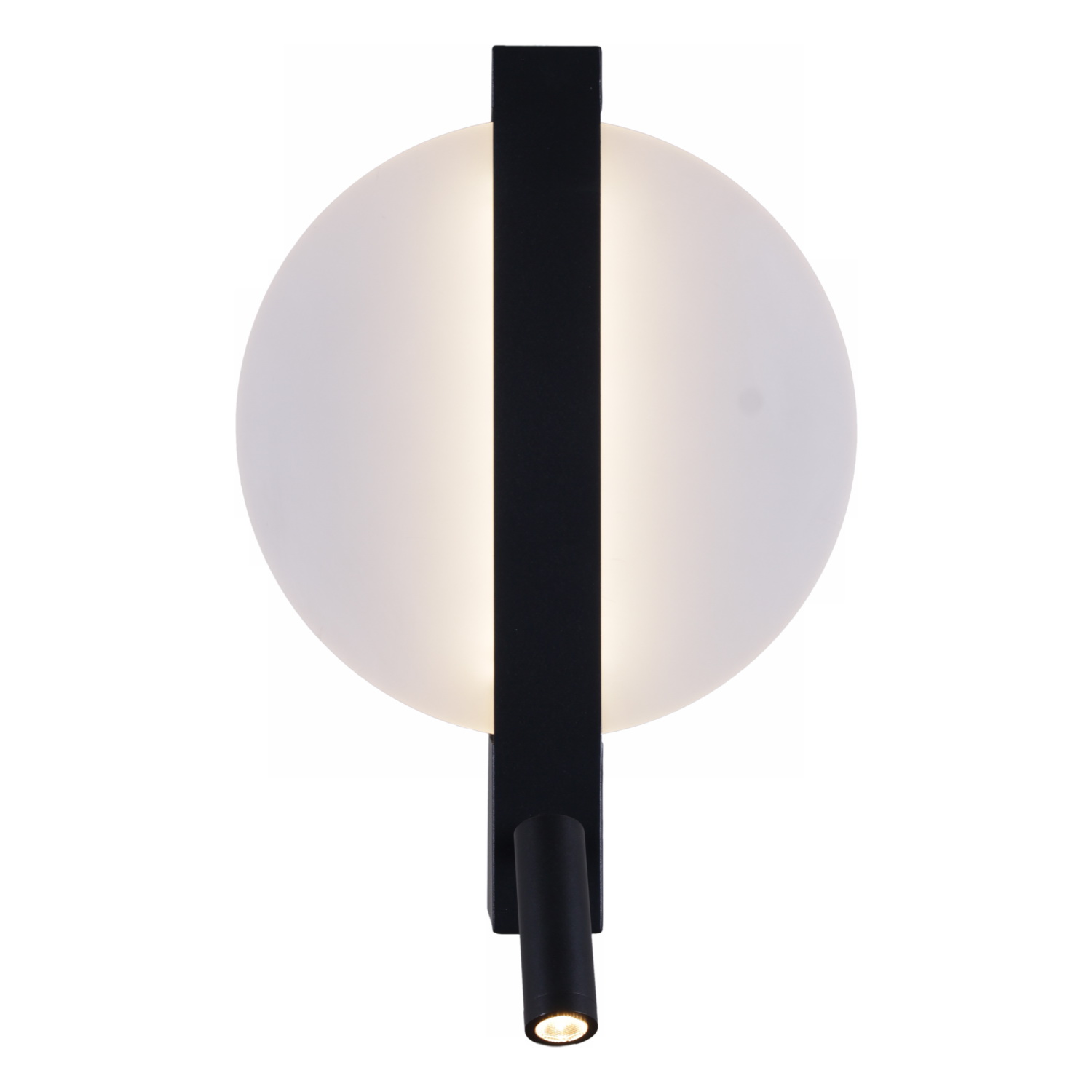 86212-9.2-001CT "L" LED8+3W BK светильник точ.