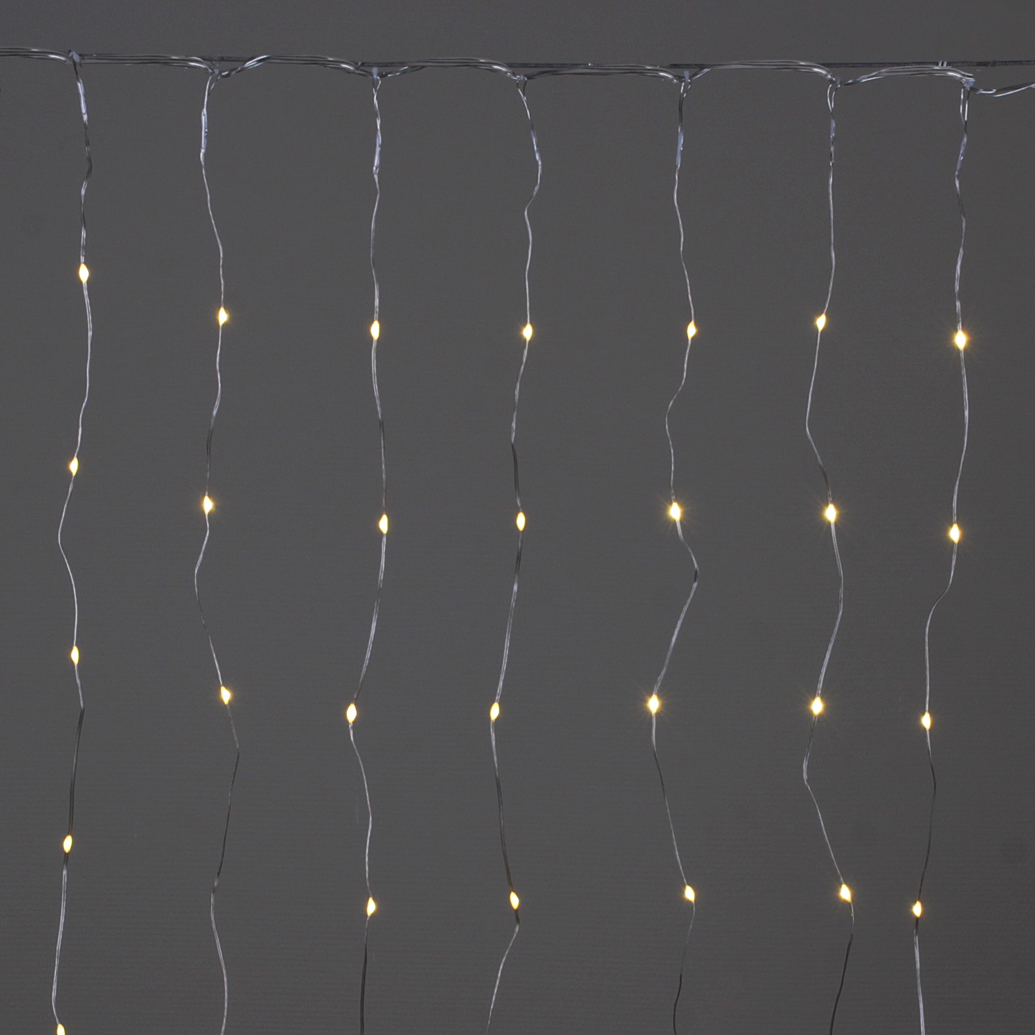 A-963 WW светодиодный занавес 2х2м, 160 LED "Капля", прозрачный шлейф, с контроллером