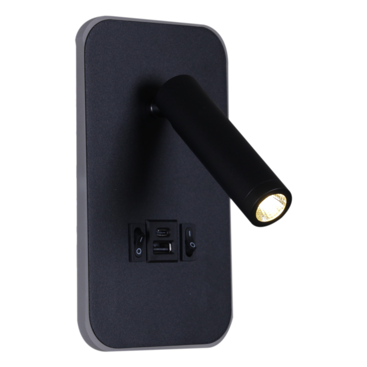 86204-9.2-001KT LED12W+USB BK светильник настенный