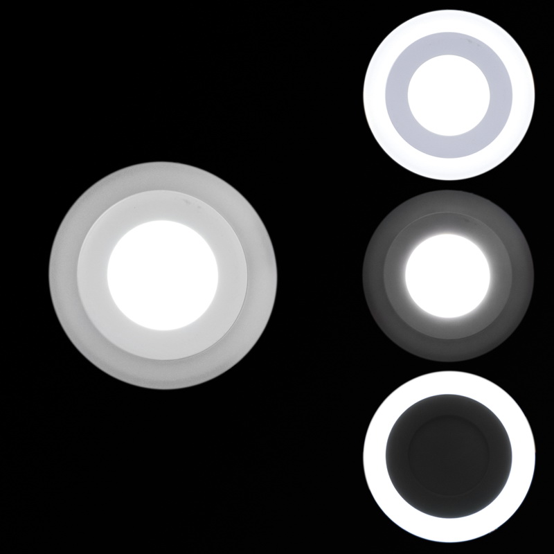 70503-9.0-001TM LED3+2W "L" WH/DL+DL (6500K+6500K) панель светодиодная