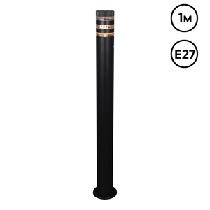 09978-0.7-001KT 1,0M E27 BK фонарь