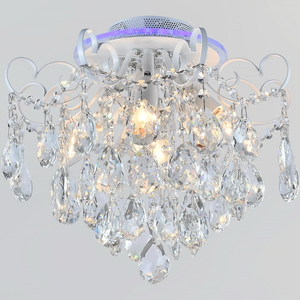 04024-0.3-04 WH+SILVER PN+RGB светильник потолочный