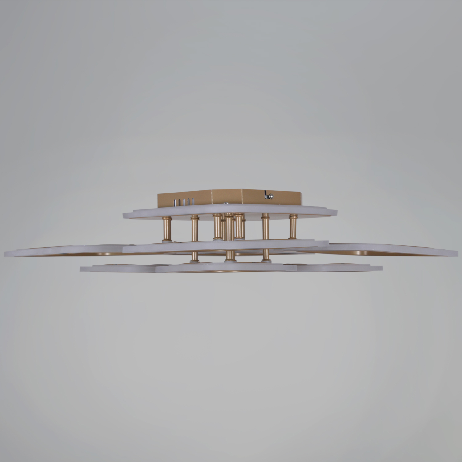 CLL 05289-0.3-4+4B MATT GOLD (RGB) светильник потолочный