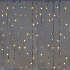 A-943 WW сведодиодный занавес 2*2м 300LED, провод темно-зелёный