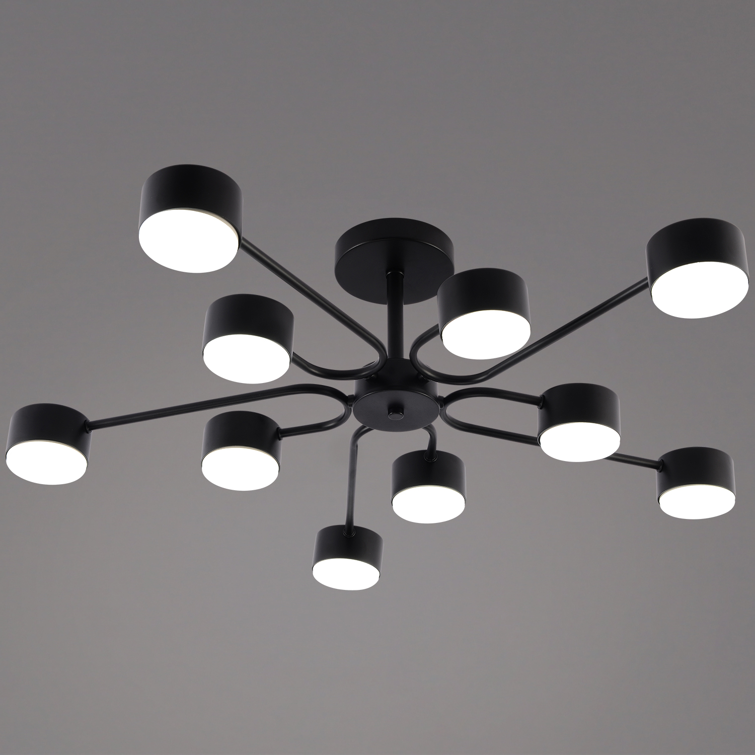 03708-0.3-10 BK GX53 светильник потолочный