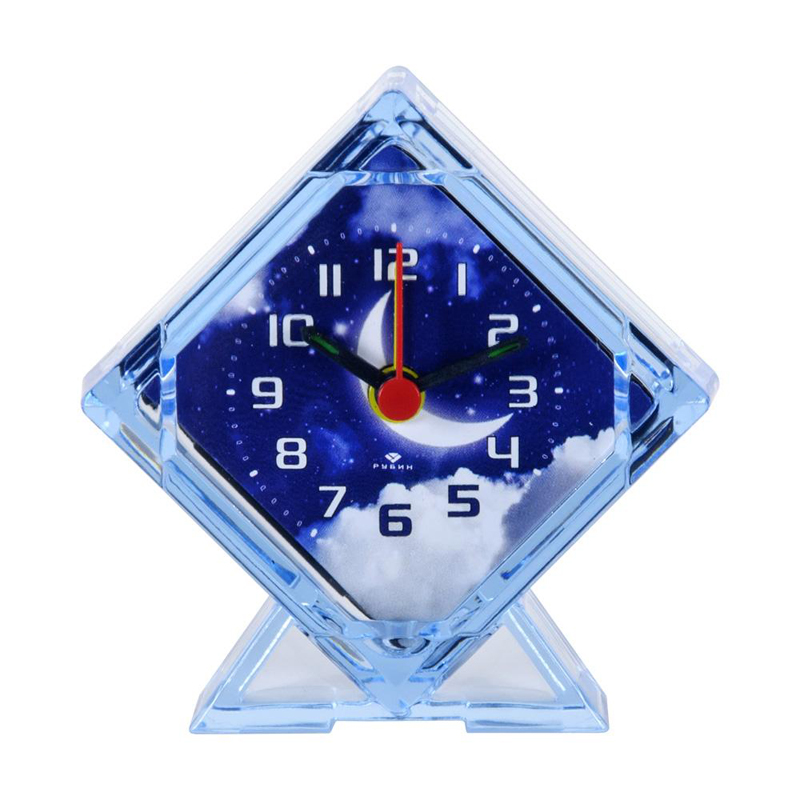 В2-005 Настольные часы-будильник с кварцевым механизмом "Рубин"(120) - фото