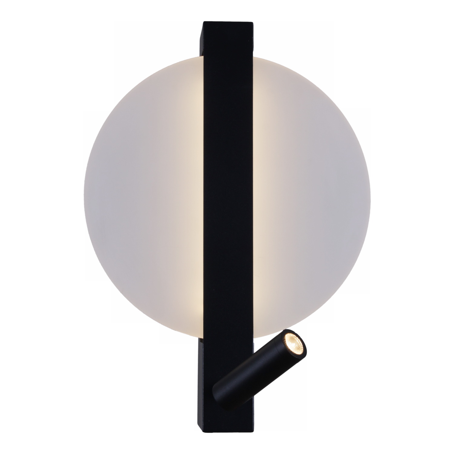 86212-9.2-001CT "L" LED8+3W BK светильник точ.