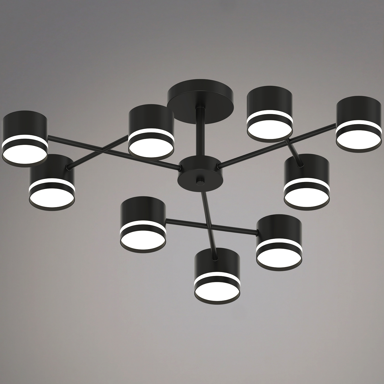 96730-0.3-09 GX53 BK светильник потолочный