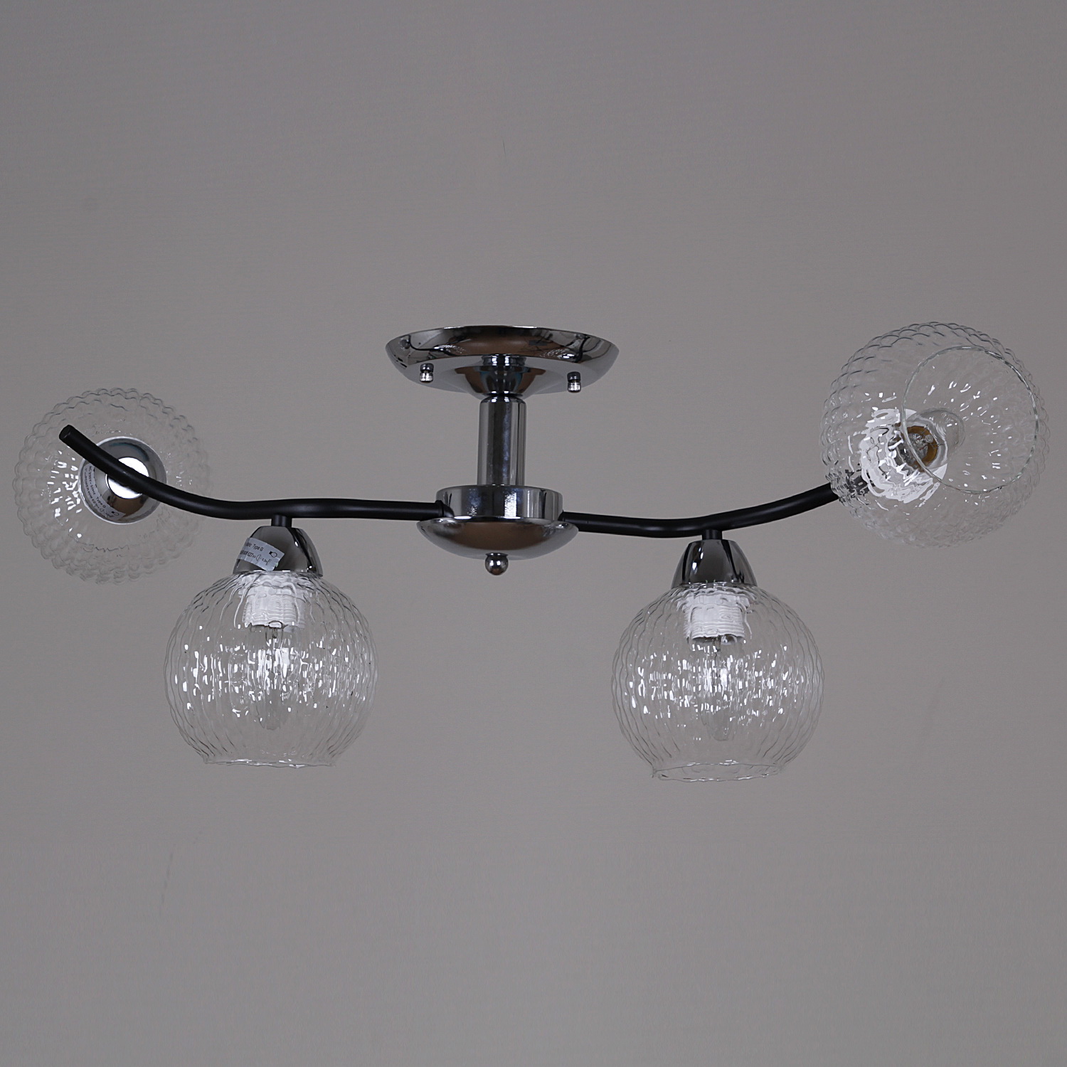 07624-0.3-04 CR+BK светильник потолочный