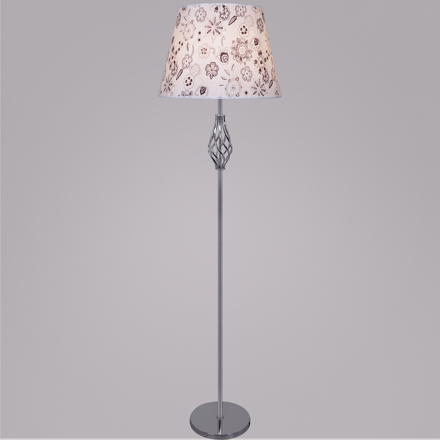 86578-0.6-01 CH (SHADE 1718B WH) светильник напольный