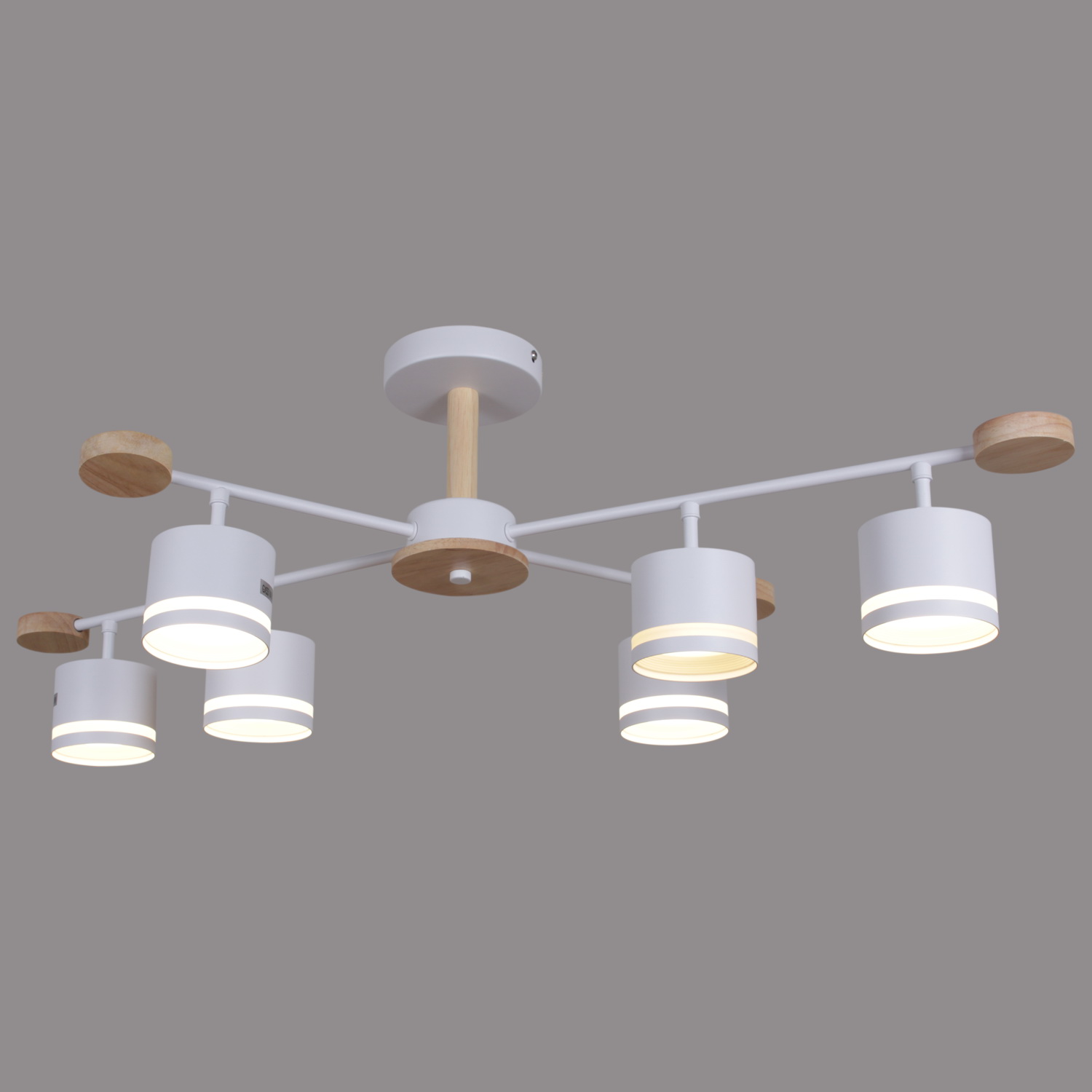 78730-0.3-06 GX53 WH+WOOD светильник потолочный