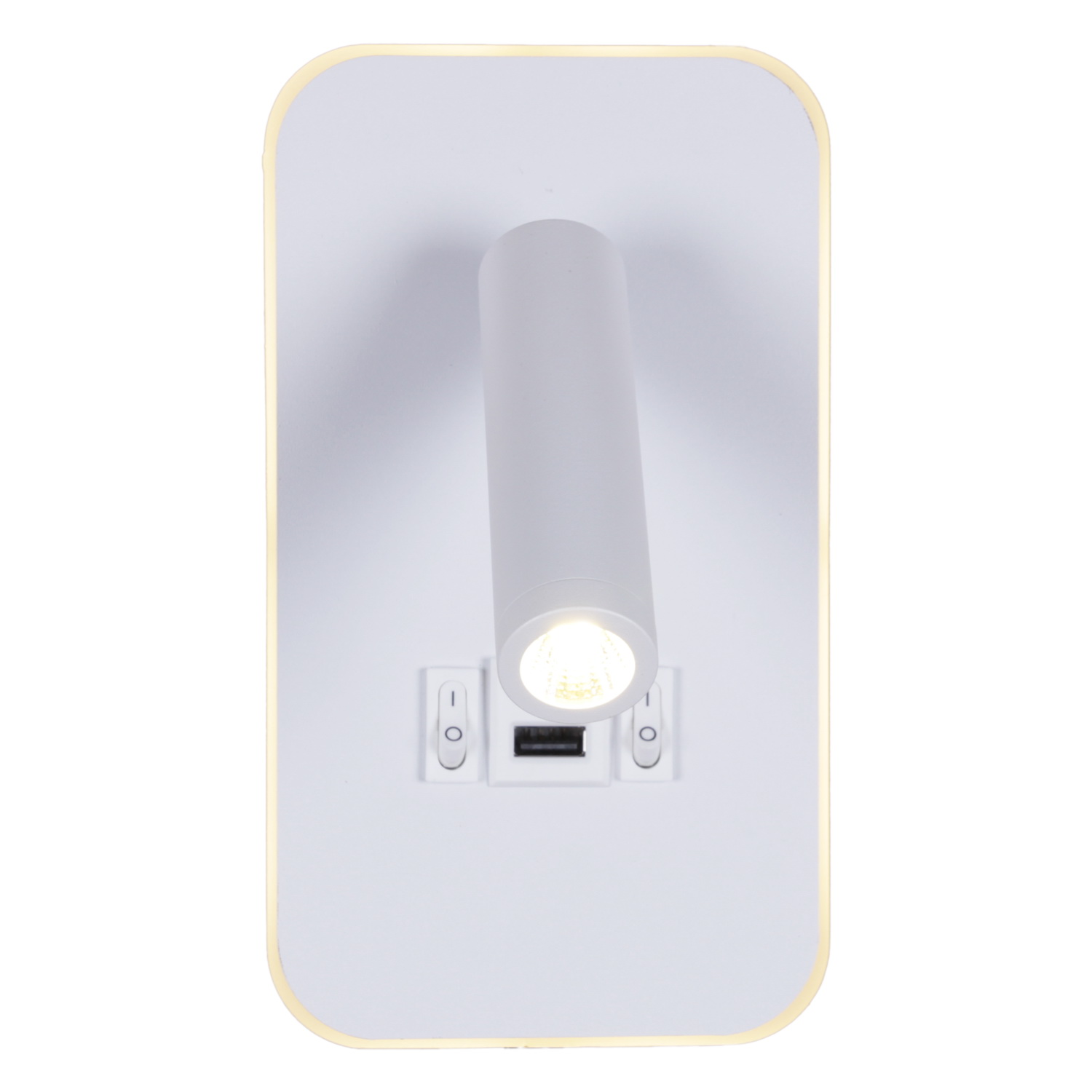 86204-9.2-001KT LED12W+USB WT "L" светильник настенный