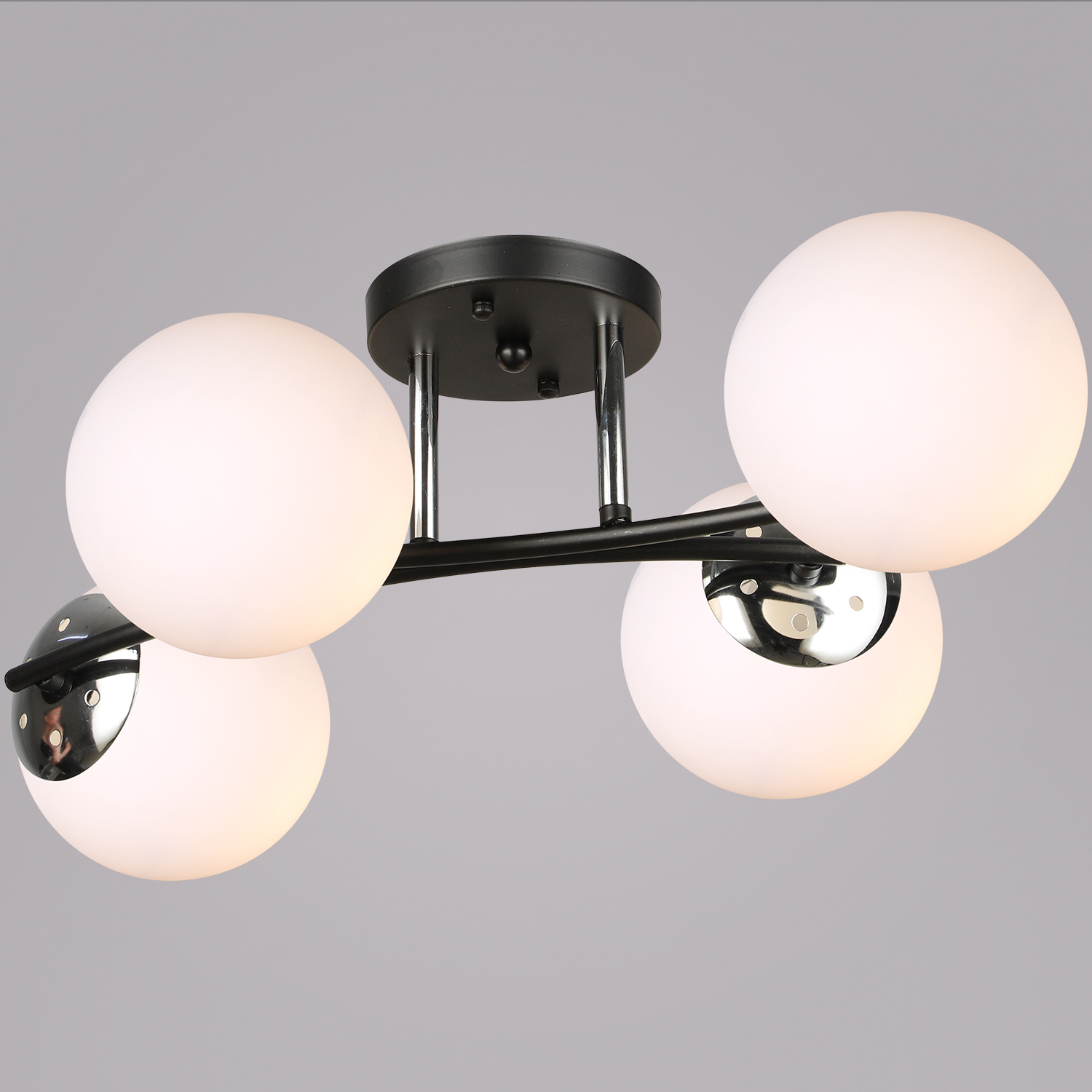 02318-0.3-04 BK+CH светильник потолочный