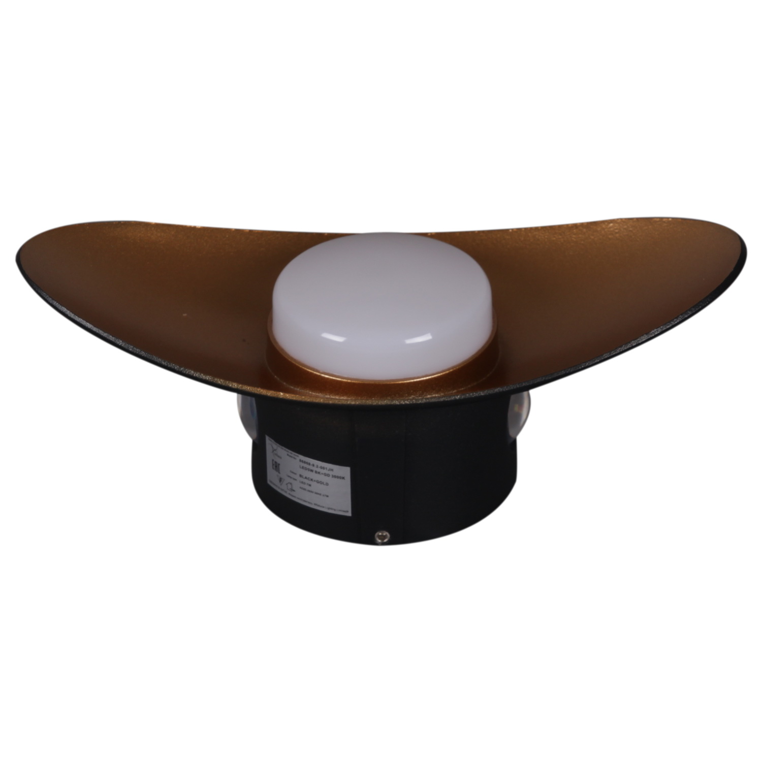 86868-9.2-001JH LED7W BK+GD светильник настенный