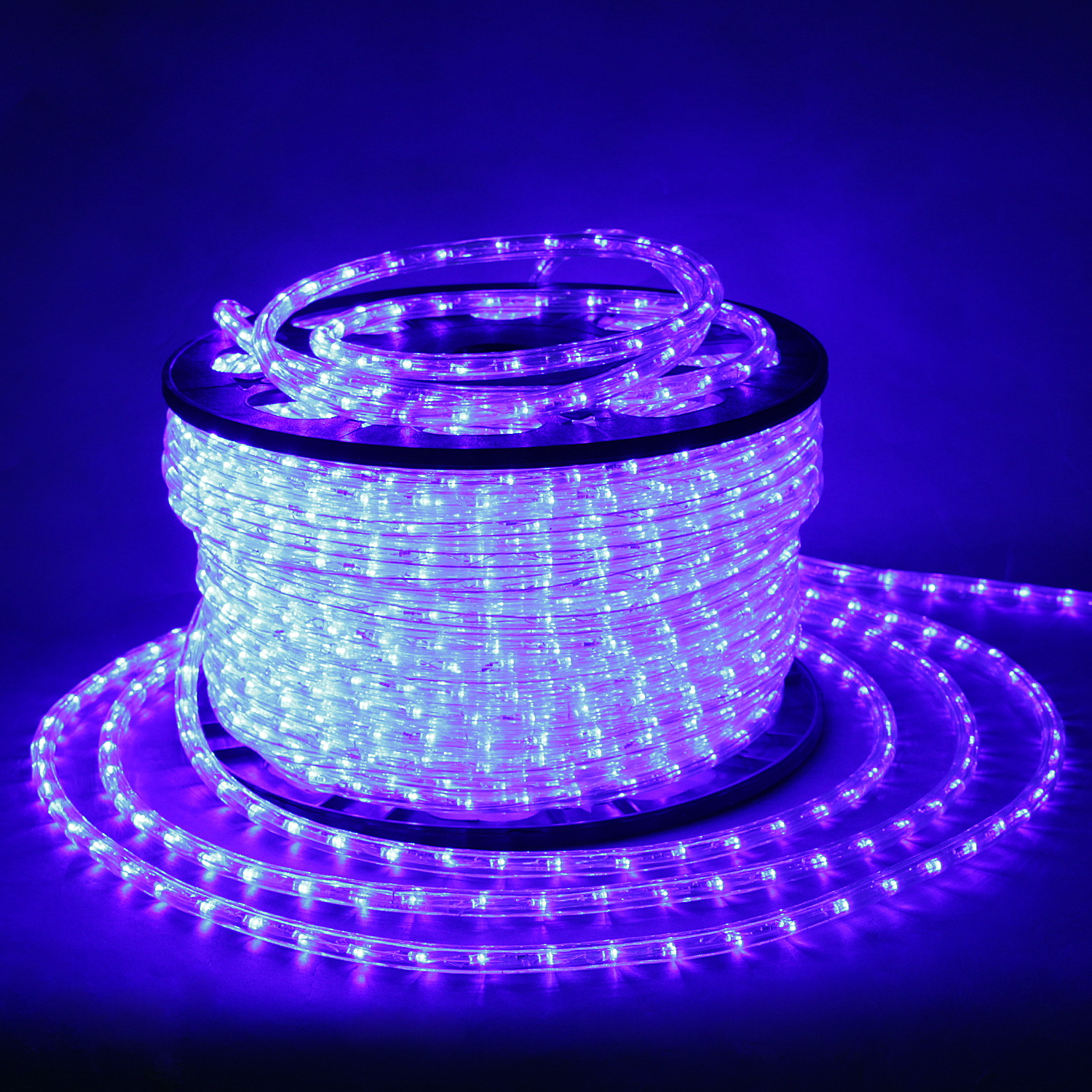 13-2W-100M-220V-LED-U BL дюралайт круглый