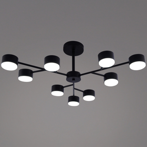 03726-0.3-09 BK GX53 светильник потолочный