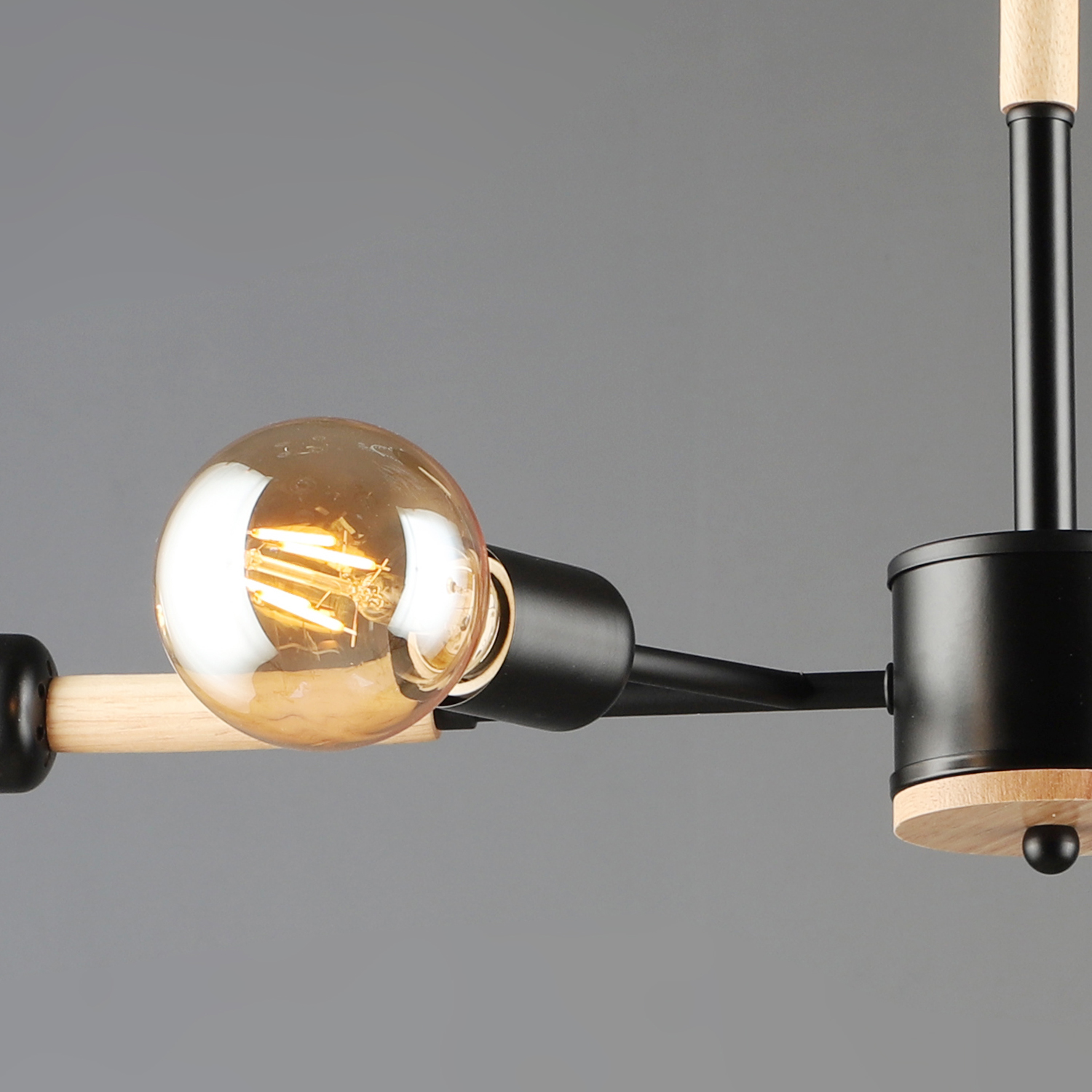 99960-0.3-04 BK+WOOD светильник потолочный