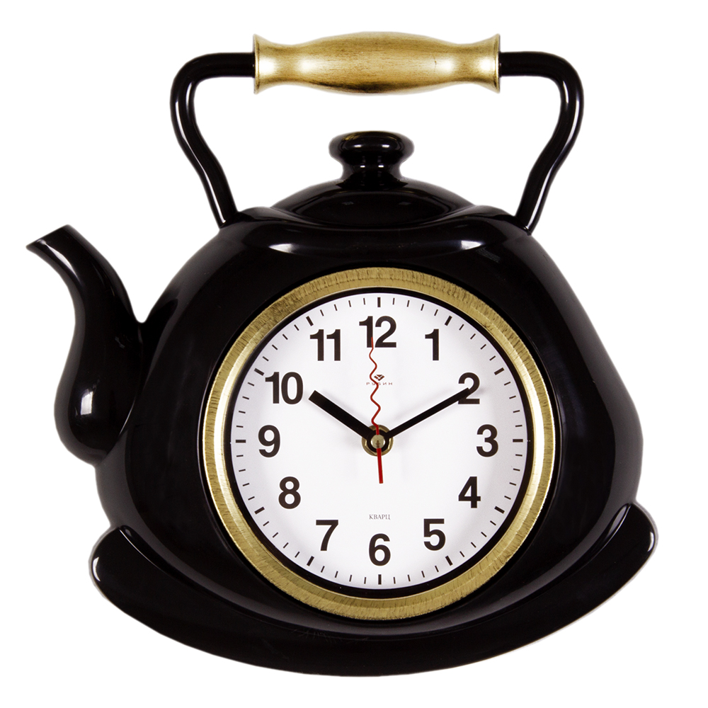 3129-001 Часы настенные чайник "Рубин" (10) - фото