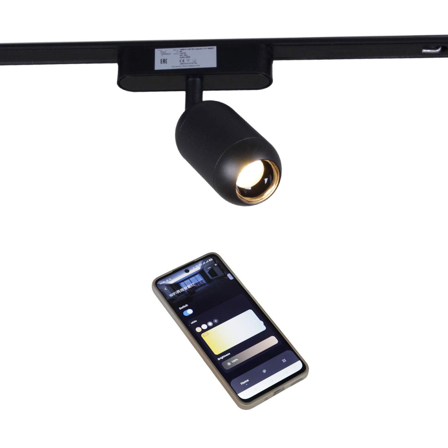 13009-9.3-001UR magnetic Led7W BK CCT+SMART