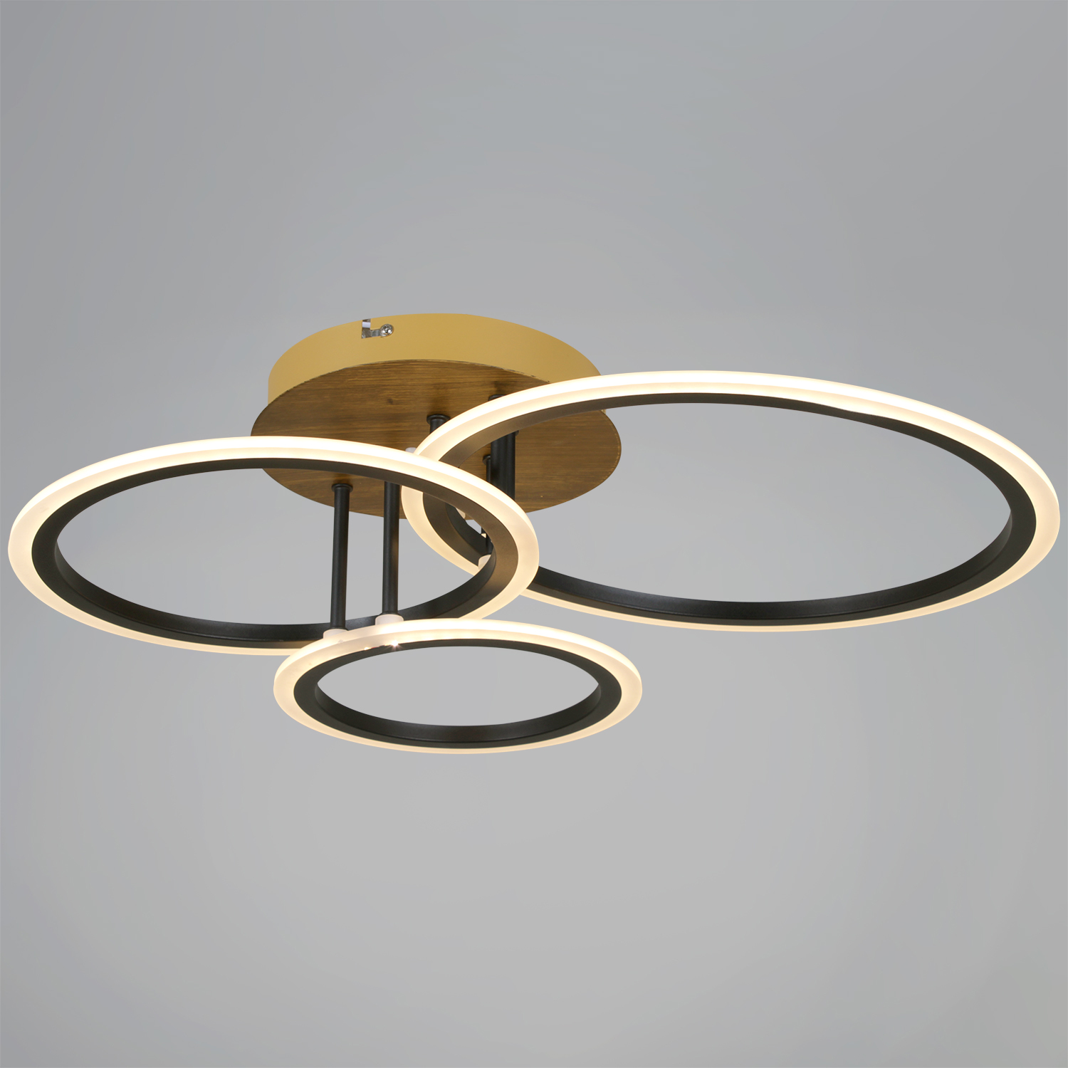 CLL 03107-0.3-03 BK+WOOD светильник потолочный