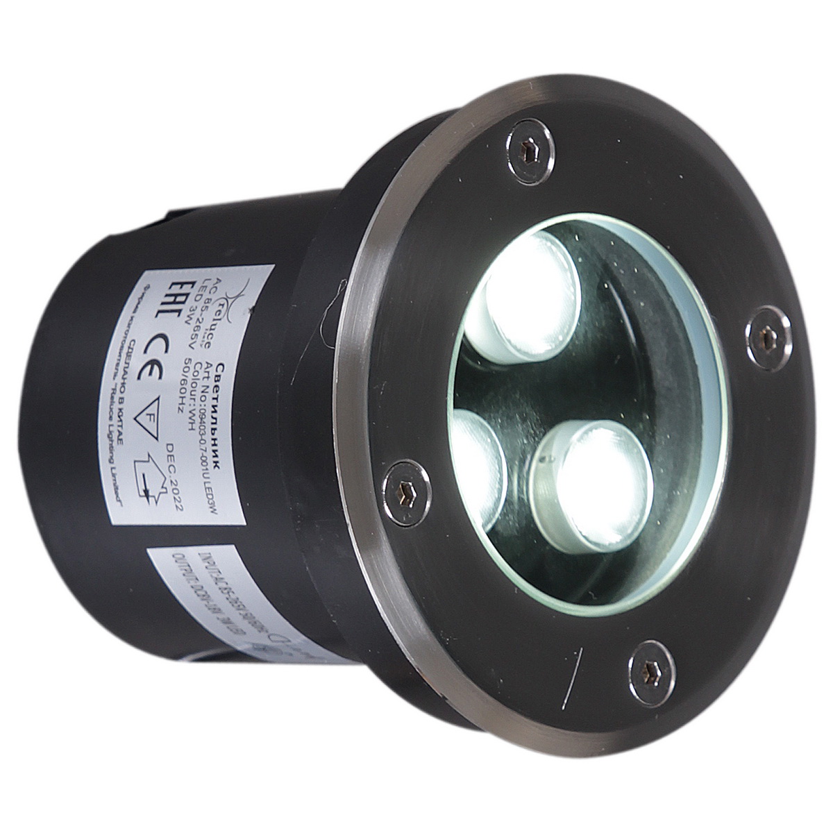 09403-0.7-001U "L" LED3W WH фонарь