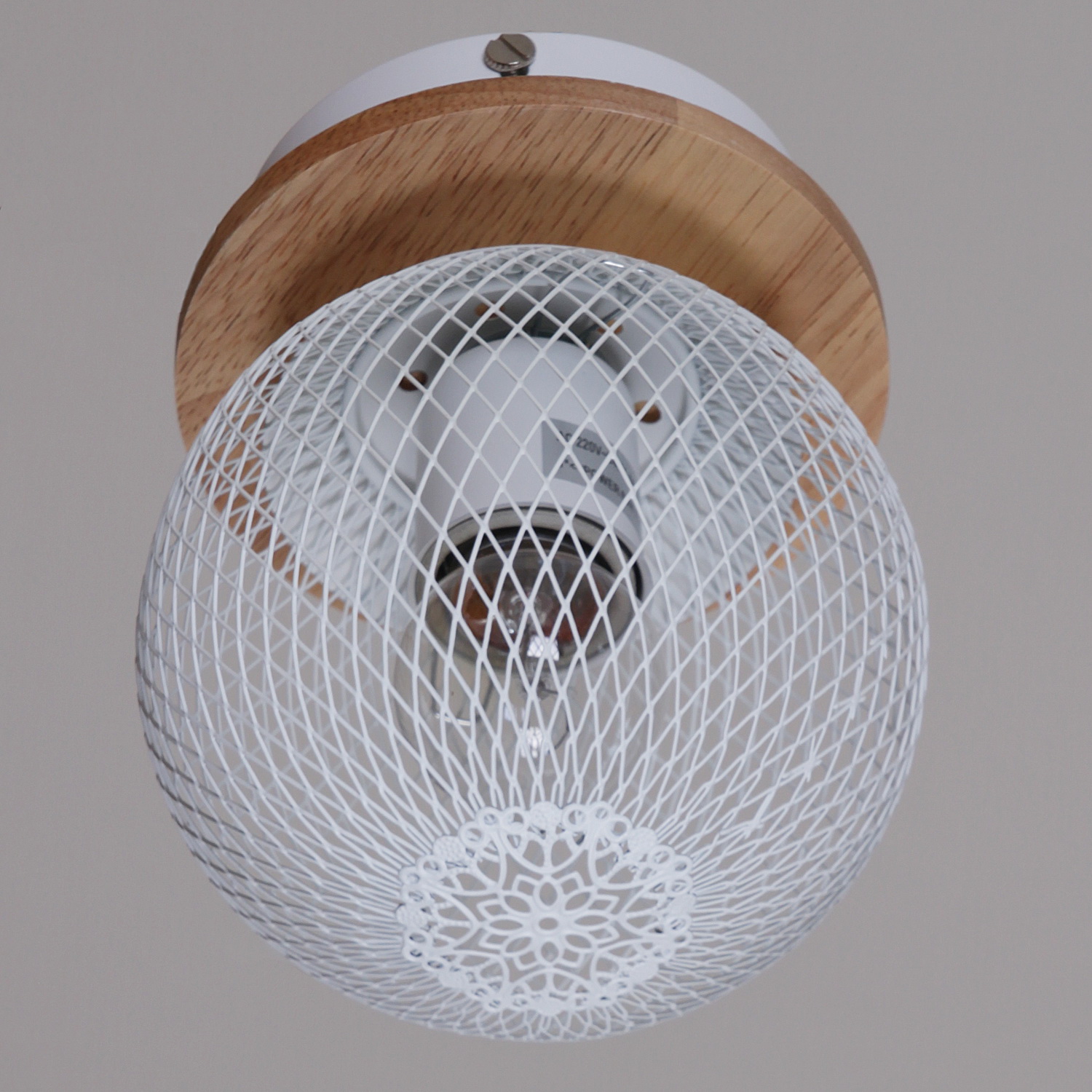 01565-3.3-01 WH+WOOD светильник потолочный